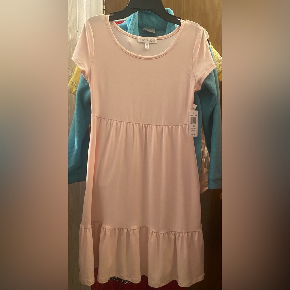 Light pink. Baby doll T dress